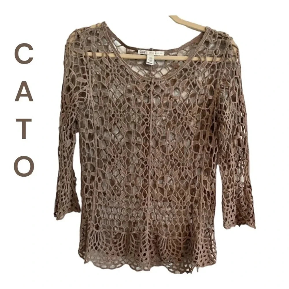 CATO Women’s Crochet Top‎
